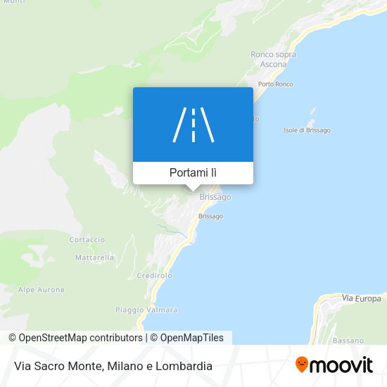 Mappa Via Sacro Monte