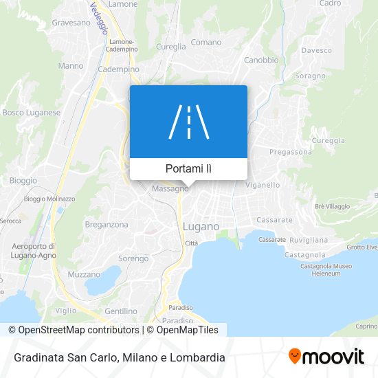 Mappa Gradinata San Carlo