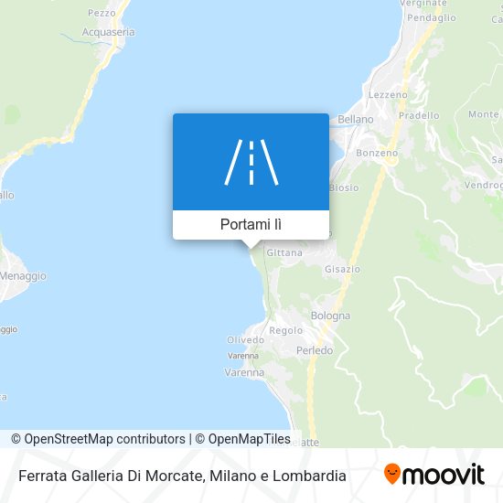 Mappa Ferrata Galleria Di Morcate