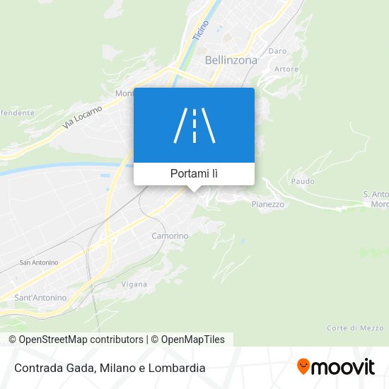 Mappa Contrada Gada