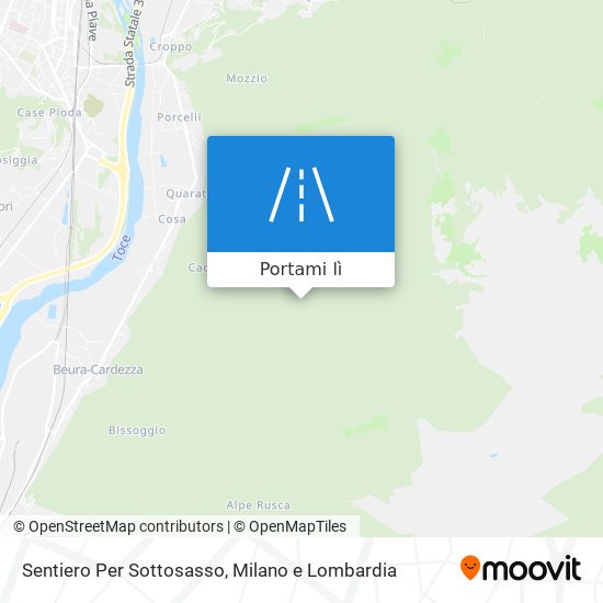 Mappa Sentiero Per Sottosasso
