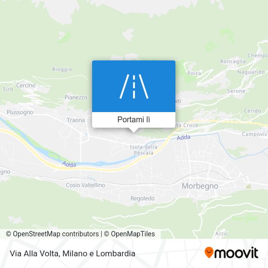 Mappa Via Alla Volta