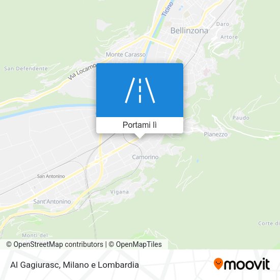 Mappa Al Gagiurasc
