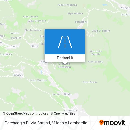 Mappa Parcheggio Di Via Battisti