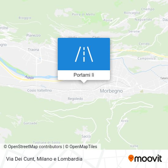 Mappa Via Dei Cunt