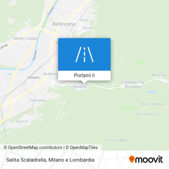 Mappa Salita Scaladrella