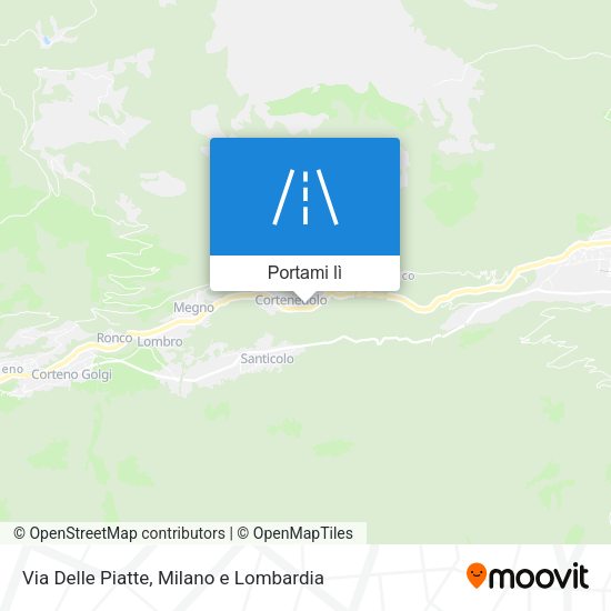 Mappa Via Delle Piatte
