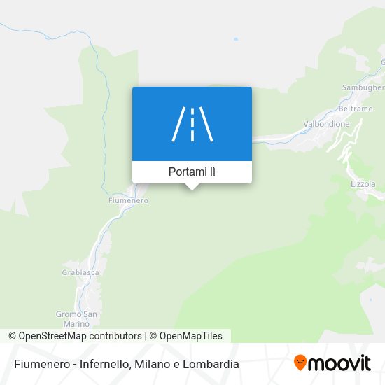 Mappa Fiumenero - Infernello