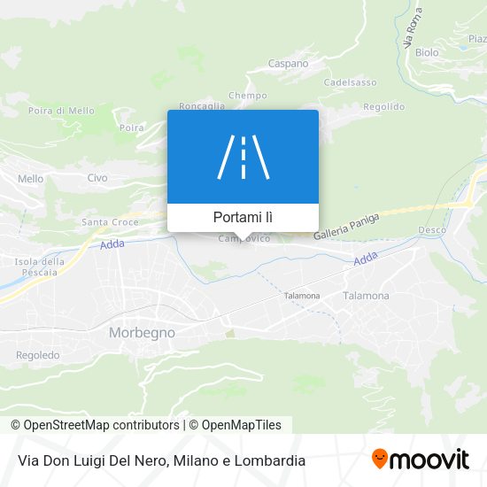Mappa Via Don Luigi Del Nero