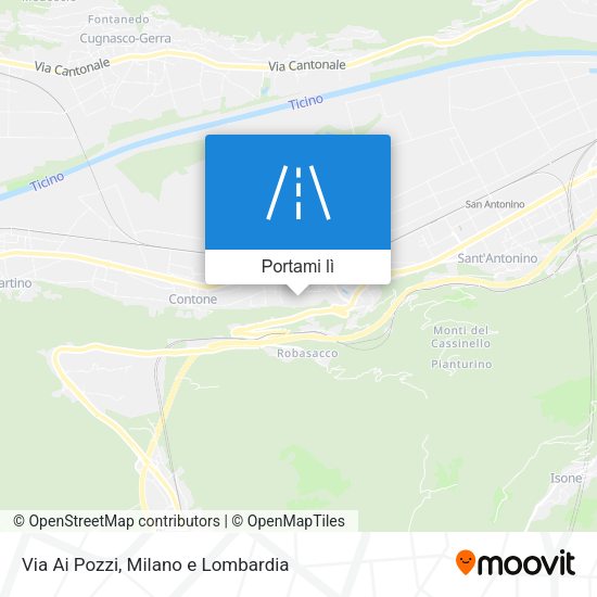 Mappa Via Ai Pozzi