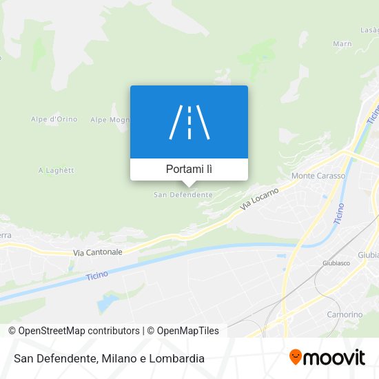 Mappa San Defendente