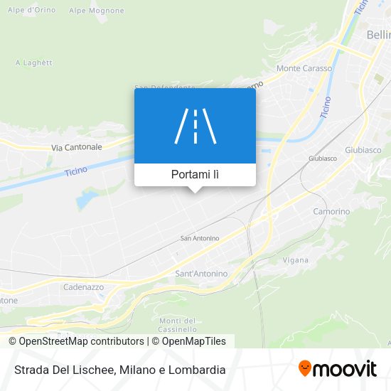 Mappa Strada Del Lischee