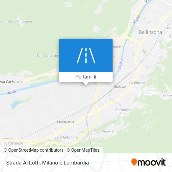 Mappa Strada Ai Lotti