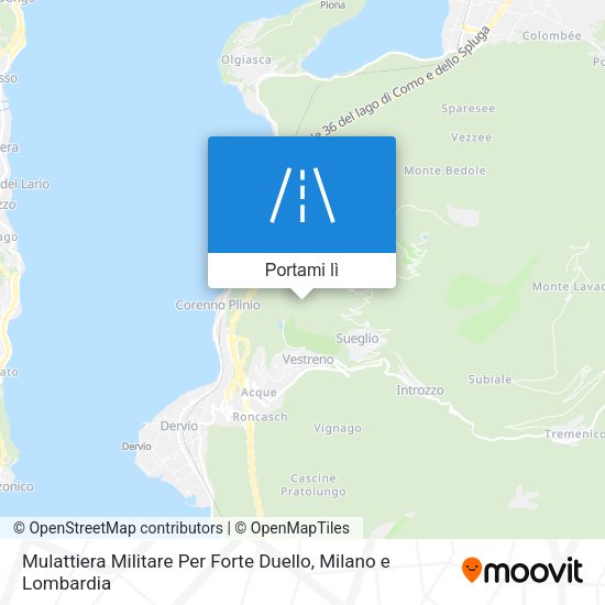 Mappa Mulattiera Militare Per Forte Duello