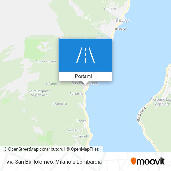 Mappa Via San Bartolomeo