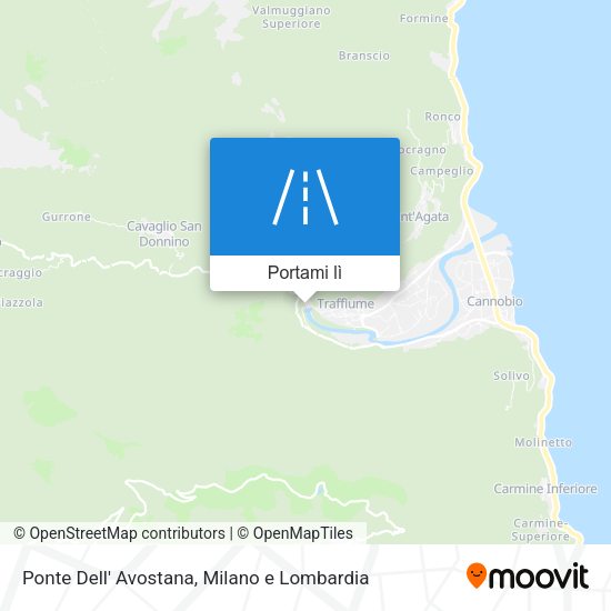 Mappa Ponte Dell' Avostana