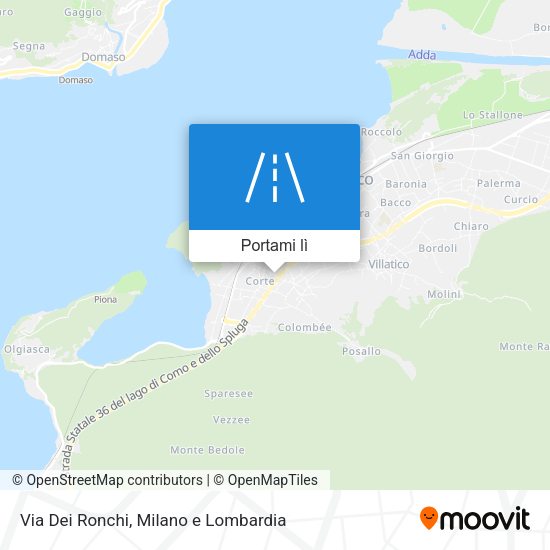 Mappa Via Dei Ronchi