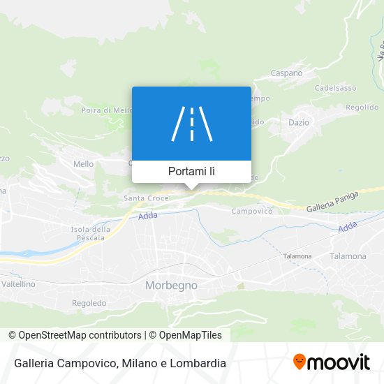Mappa Galleria Campovico