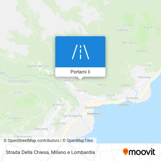 Mappa Strada Della Chiesa