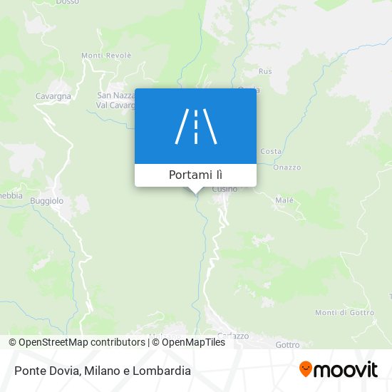 Mappa Ponte Dovia