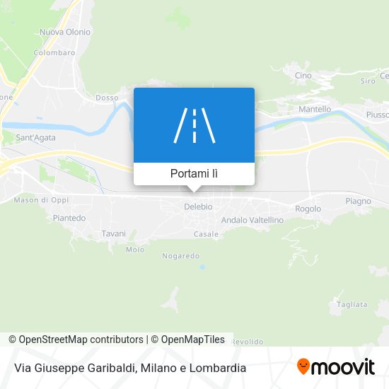 Mappa Via Giuseppe Garibaldi
