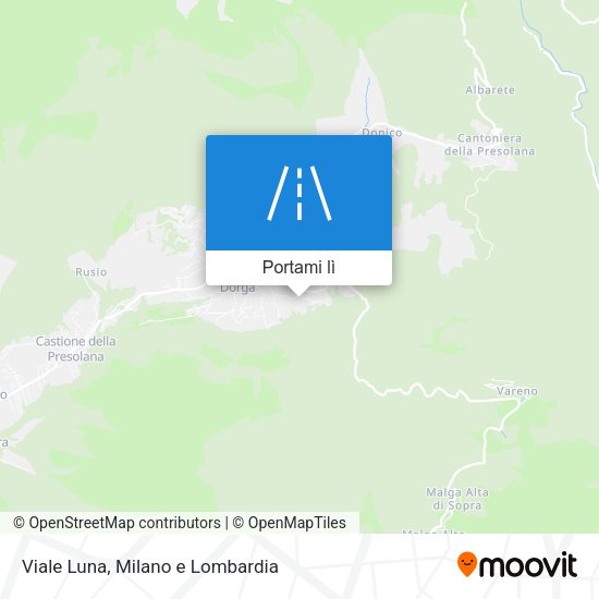 Mappa Viale Luna