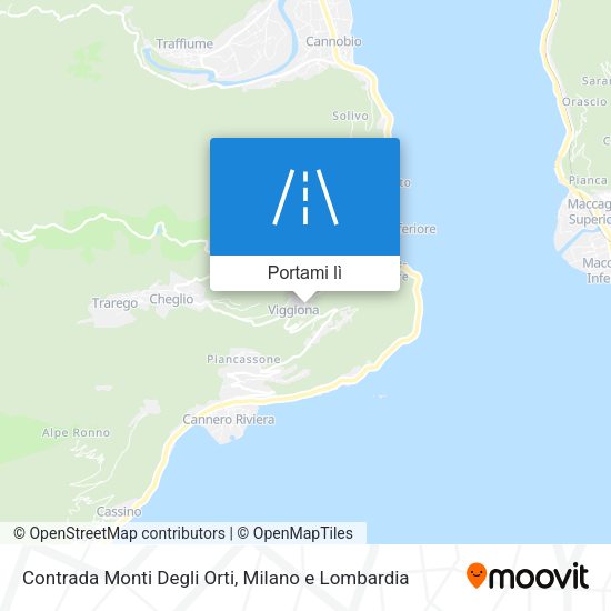 Mappa Contrada Monti Degli Orti