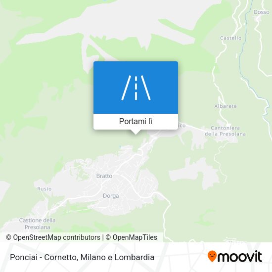 Mappa Ponciai - Cornetto