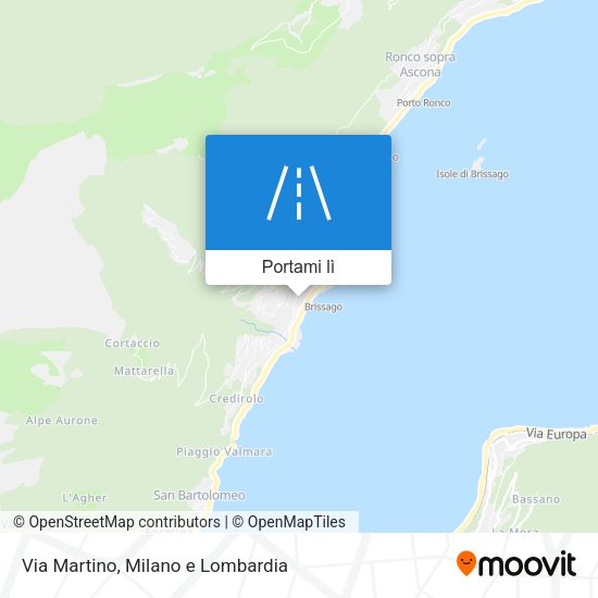 Mappa Via Martino
