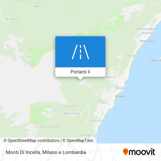 Mappa Monti Di Incella
