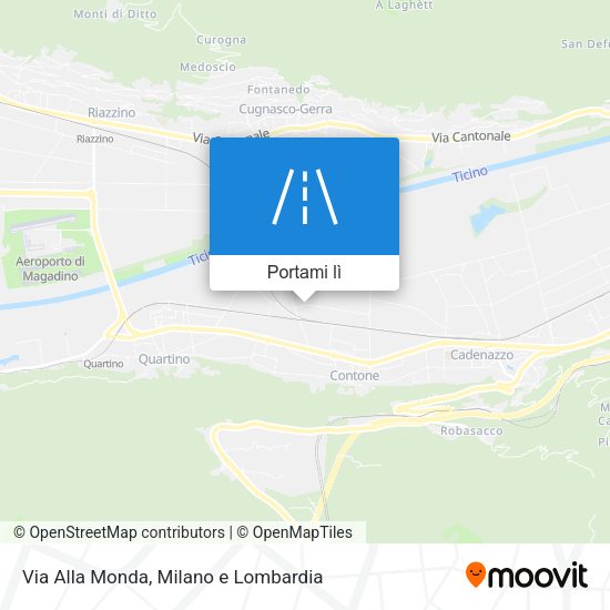 Mappa Via Alla Monda