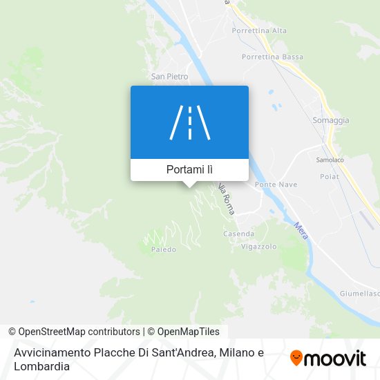 Mappa Avvicinamento Placche Di Sant'Andrea