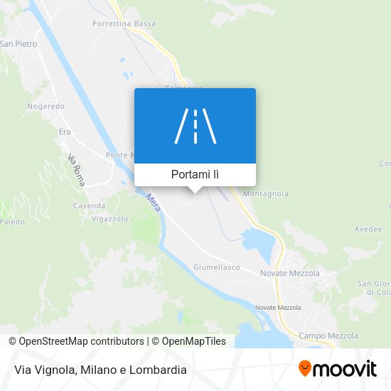 Mappa Via Vignola
