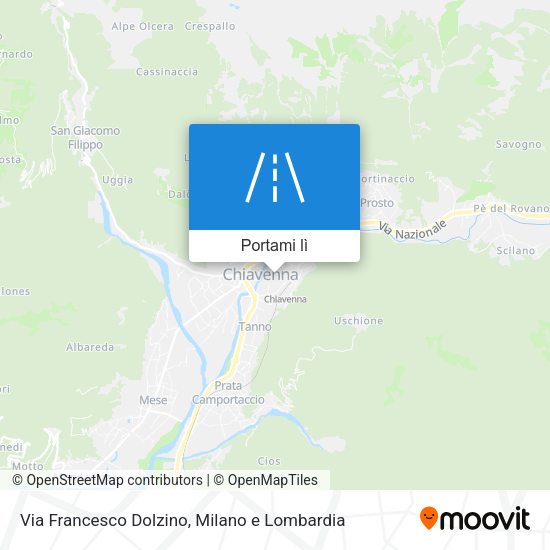 Mappa Via Francesco Dolzino