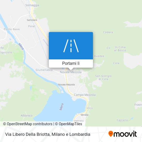 Mappa Via Libero Della Briotta