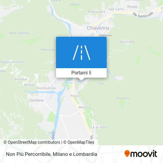 Mappa Non Più Percorribile