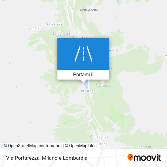 Mappa Via Portarezza