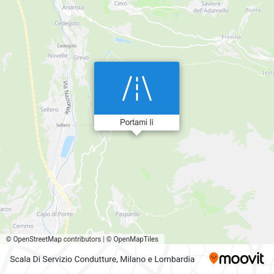 Mappa Scala Di Servizio Condutture