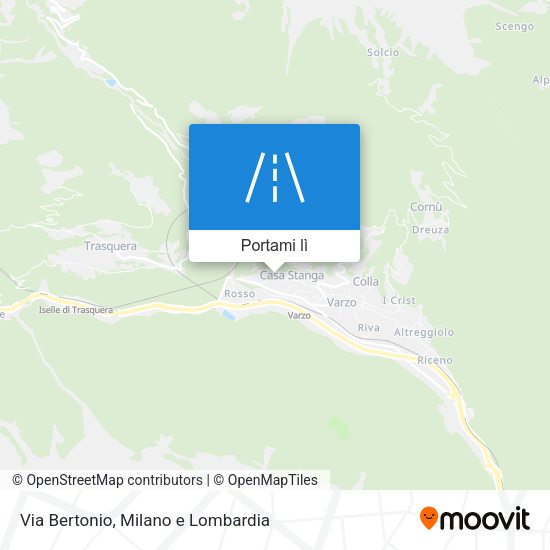 Mappa Via Bertonio