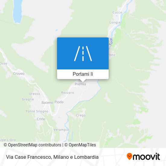 Mappa Via Case Francesco