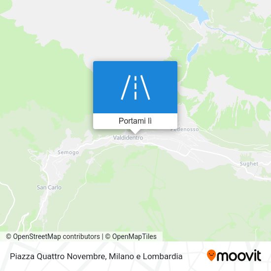 Mappa Piazza Quattro Novembre