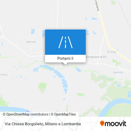 Mappa Via Chiesa Borgolieto