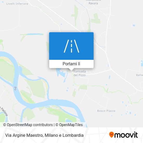 Mappa Via Argine Maestro