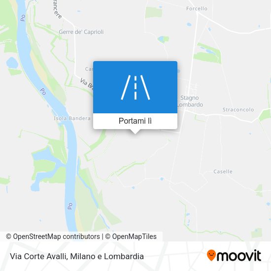 Mappa Via Corte Avalli