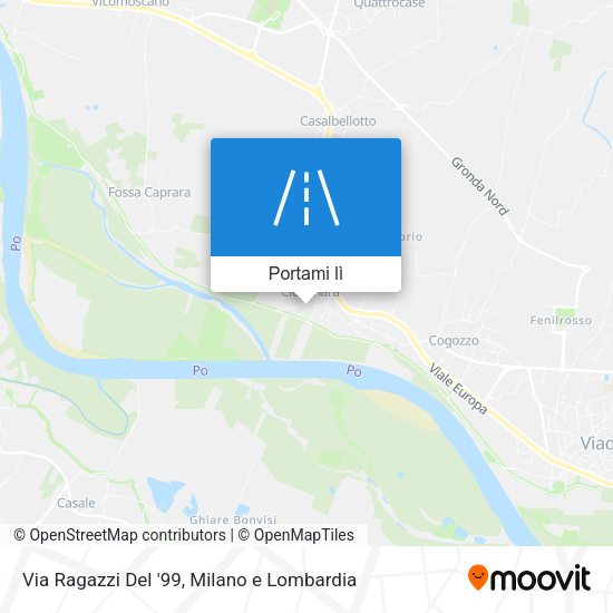 Mappa Via Ragazzi Del '99