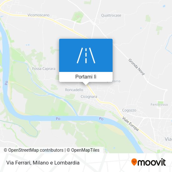 Mappa Via Ferrari