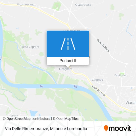 Mappa Via Delle Rimembranze