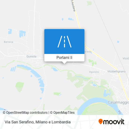 Mappa Via San Serafino