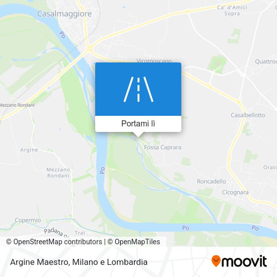 Mappa Argine Maestro