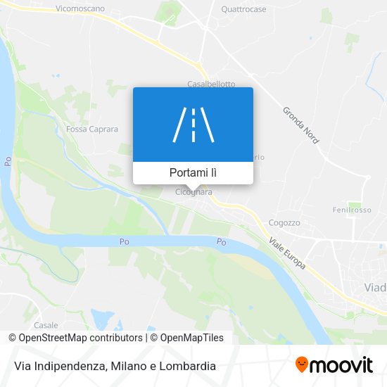 Mappa Via Indipendenza